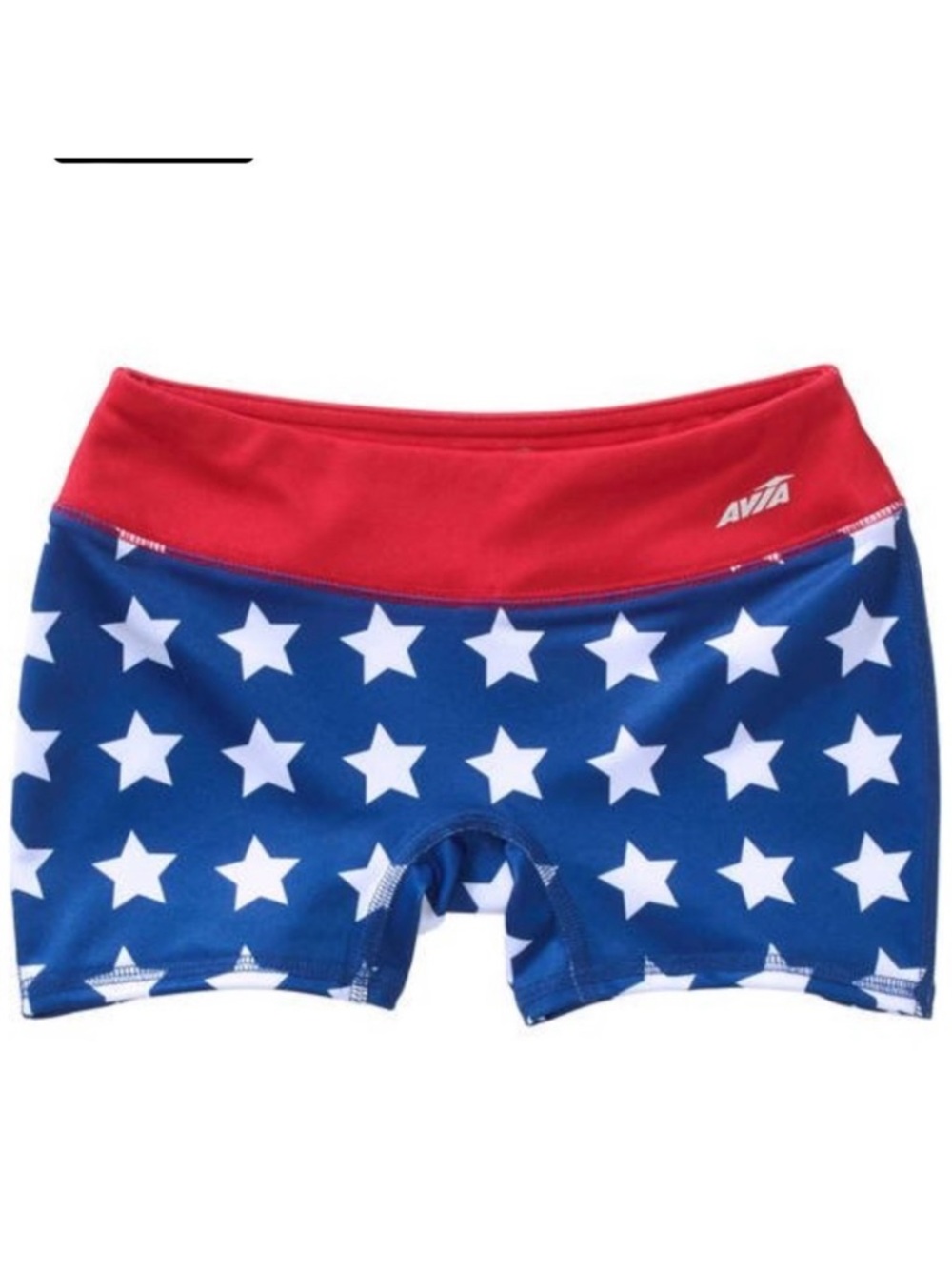 Avia Girl's S 6/6X core active athletic compression boy shorts with media pocket